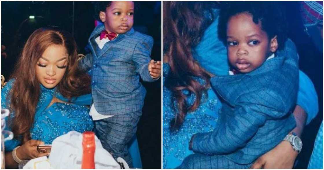 Ooni of Ife's Queen Naomi and her son Ooni of Ife's Queen Naomi and her son