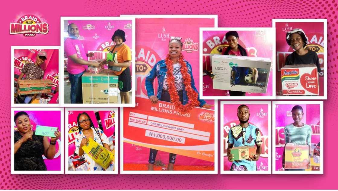 Win N1m, Brand-New Car & other Amazing Prizes in Lush Hair “Braid To Million” Promo Win N1m, Brand-New Car & other Amazing Prizes in Lush Hair “Braid To Million” Promo