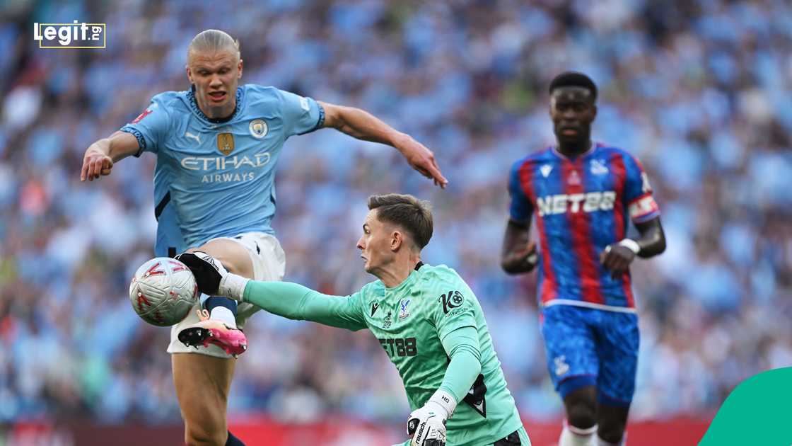 Erling Haaland, Manchester City, Dean Henderson, FA Cup Erling Haaland, Manchester City, Dean Henderson, FA Cup