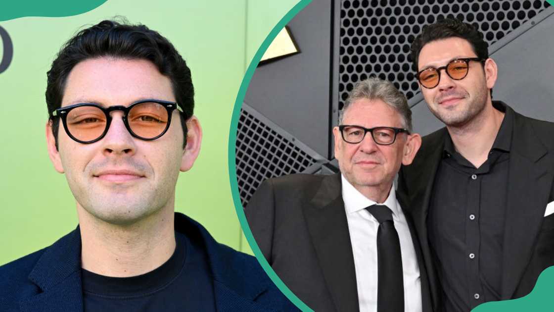 Elliot Grainge appears at Variety Hitmakers and the Grammy Awards with his father. Elliot Grainge appears at Variety Hitmakers and the Grammy Awards with his father.