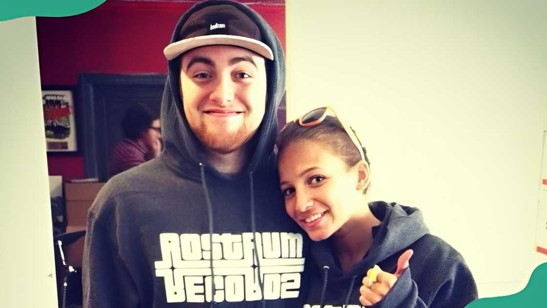 Mac Miller and Nomi Leasure share a happy moment