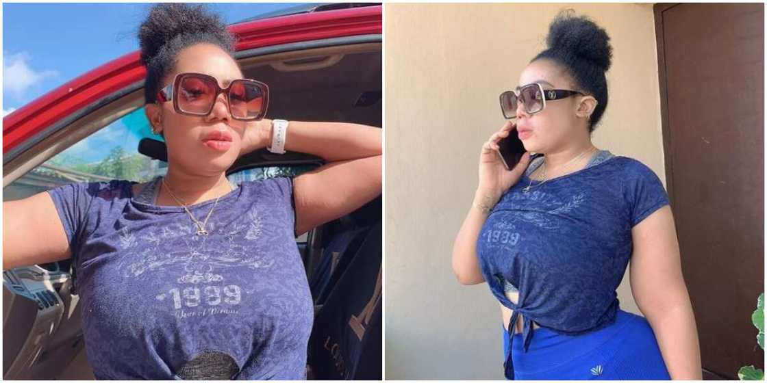 Actress Moyo Lawal Backtracks, Forced to Post Original Picture After Being Called Out for Using Photoshop Actress Moyo Lawal Backtracks, Forced to Post Original Picture After Being Called Out for Using Photoshop
