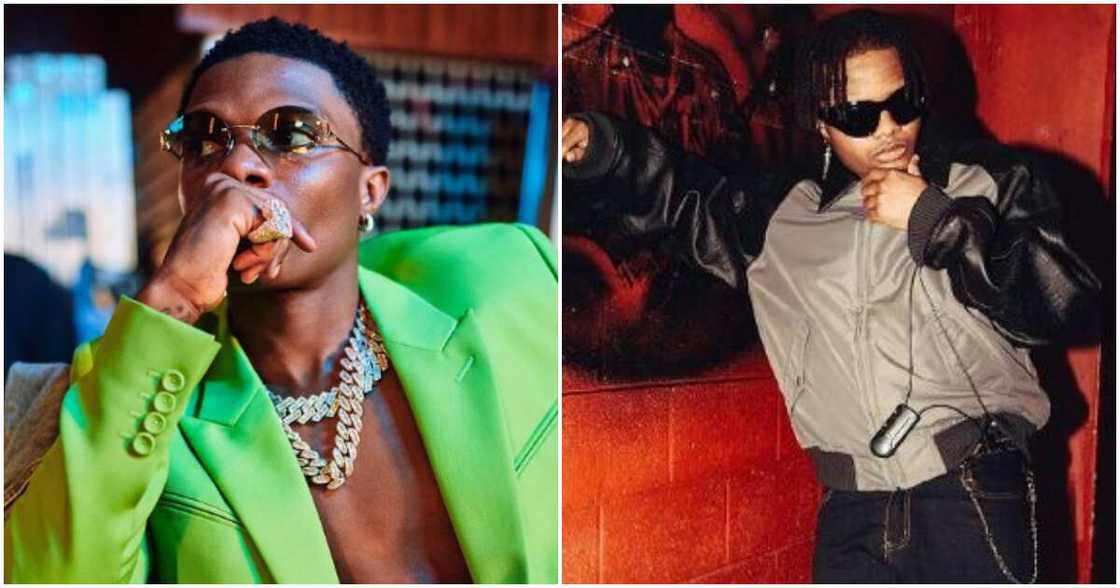 Singers Wizkid and Crayon Singers Wizkid and Crayon