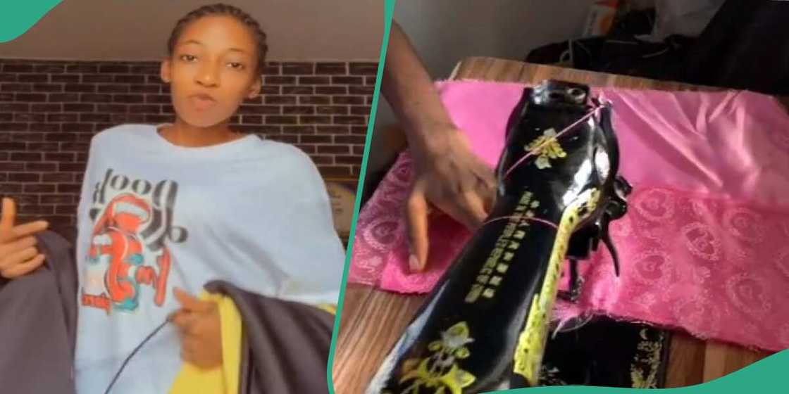 Young lady learns tailoring after mother's advice Young lady learns tailoring after mother's advice