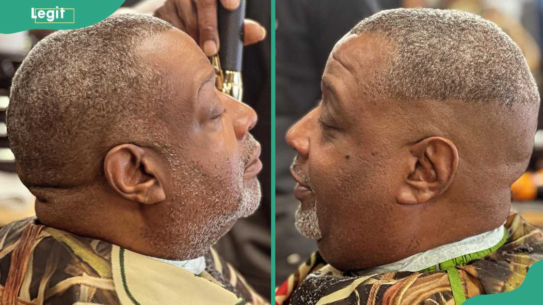 Simple cut for old men Simple cut for old men