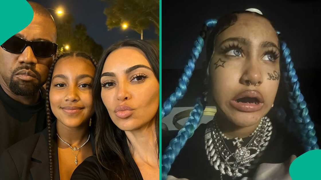 Kanye West and Kim Kardashian's daughter, North West, shares new pictures taken with friends. Kanye West and Kim Kardashian's daughter, North West, shares new pictures taken with friends.