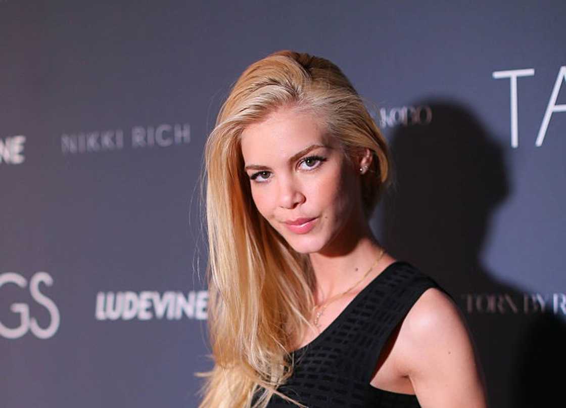 Kat Torres attends an anniversary party