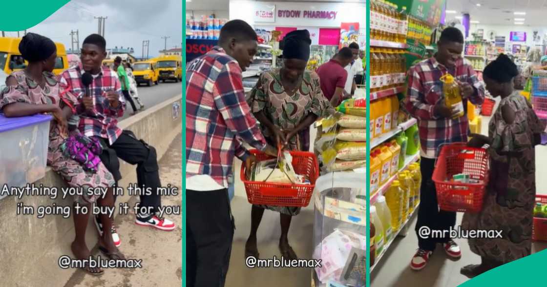 Kind Man Takes Hawker On Shopping Spree, She Appreciates Him In Sweet Video, Many React