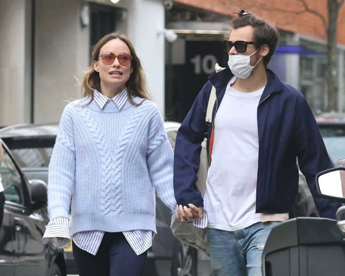 Harry Styles and Olivia Wilde in London, England.