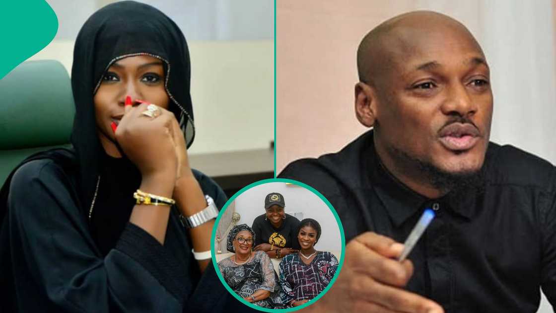 2Baba's wife Natasha Osawaru breaks silence after child birth.