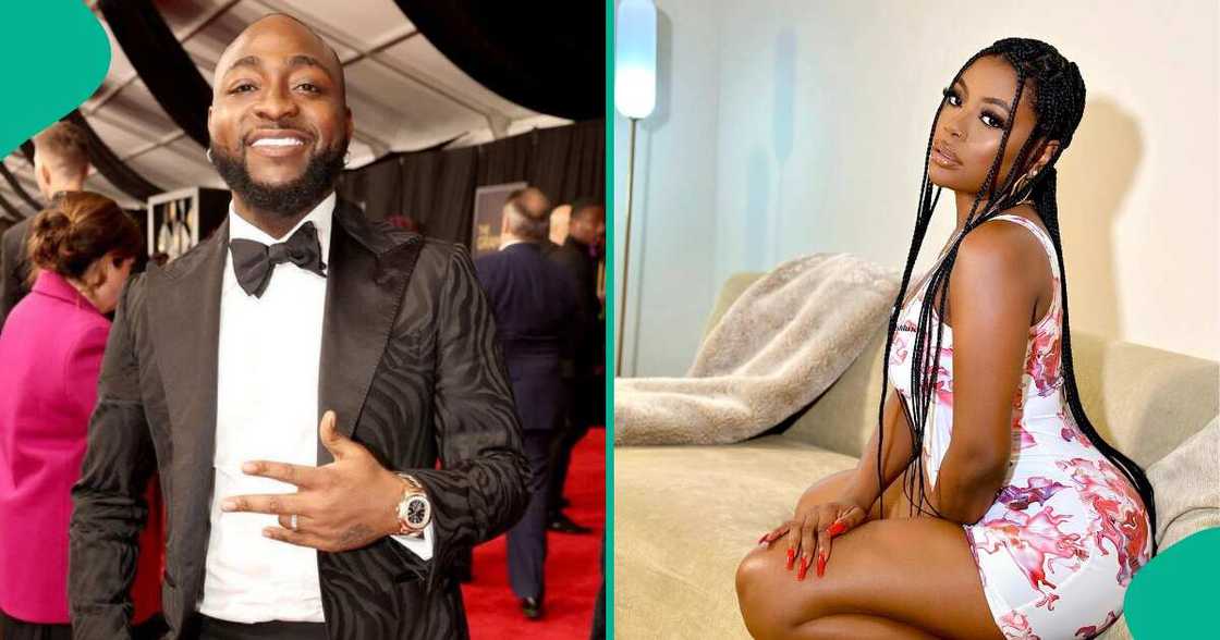 Davido react to Sophia Momodu's messy revelations. Davido react to Sophia Momodu's messy revelations.