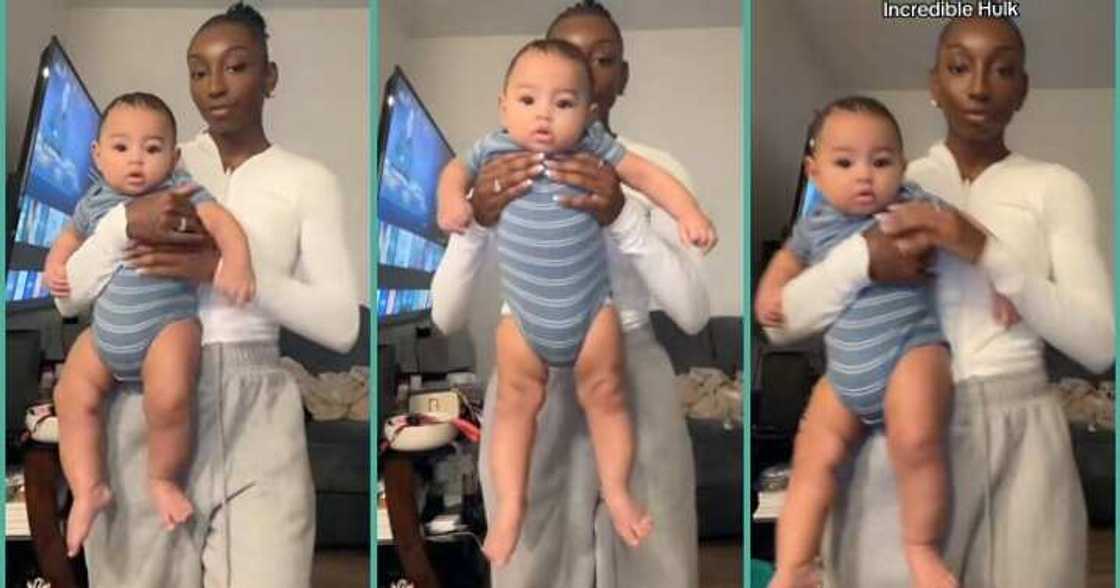 Mum shares video of her big baby who looks so big at 5 months