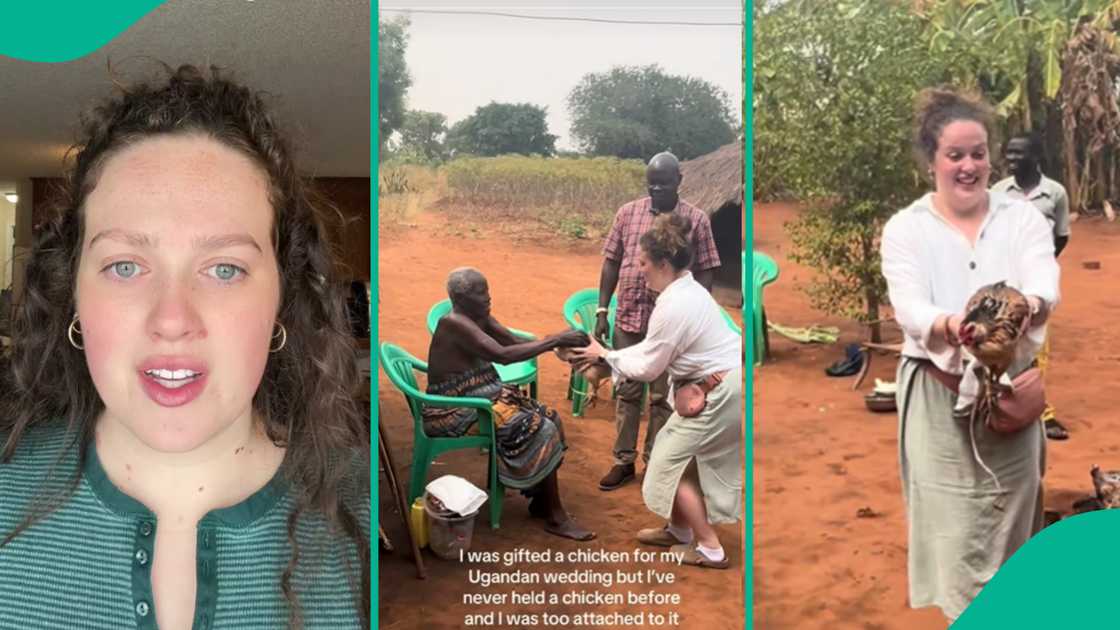 White lady gets married in a Ugandan village. White lady gets married in a Ugandan village.