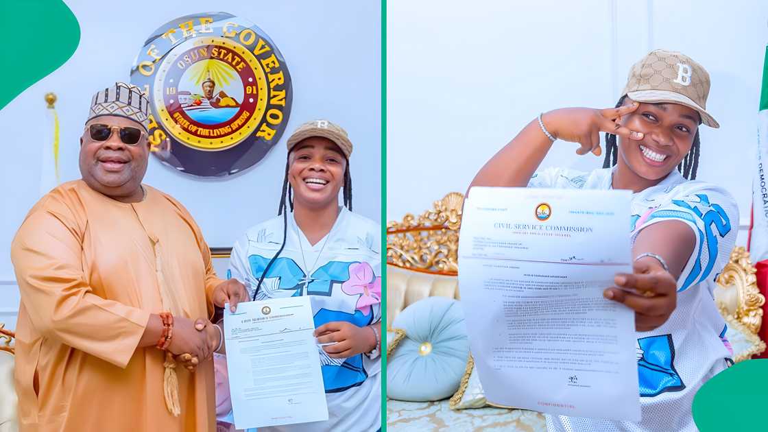 Nigerian lady turns struggle after graduation into government appointment