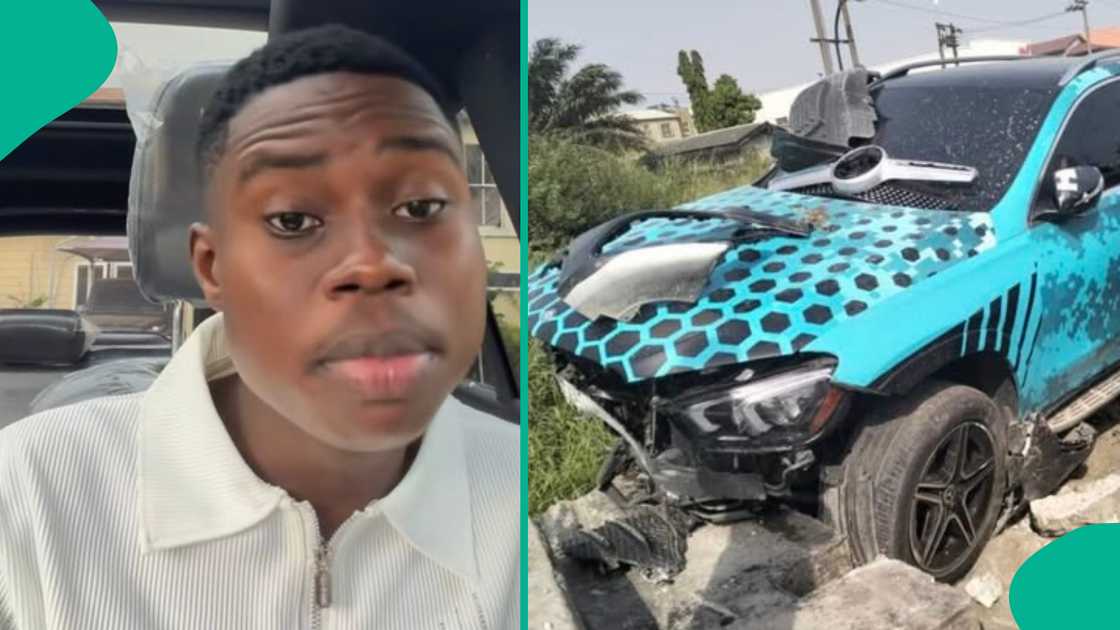 TikTok star speaks about fix crashed car after accident. TikTok star speaks about fix crashed car after accident.