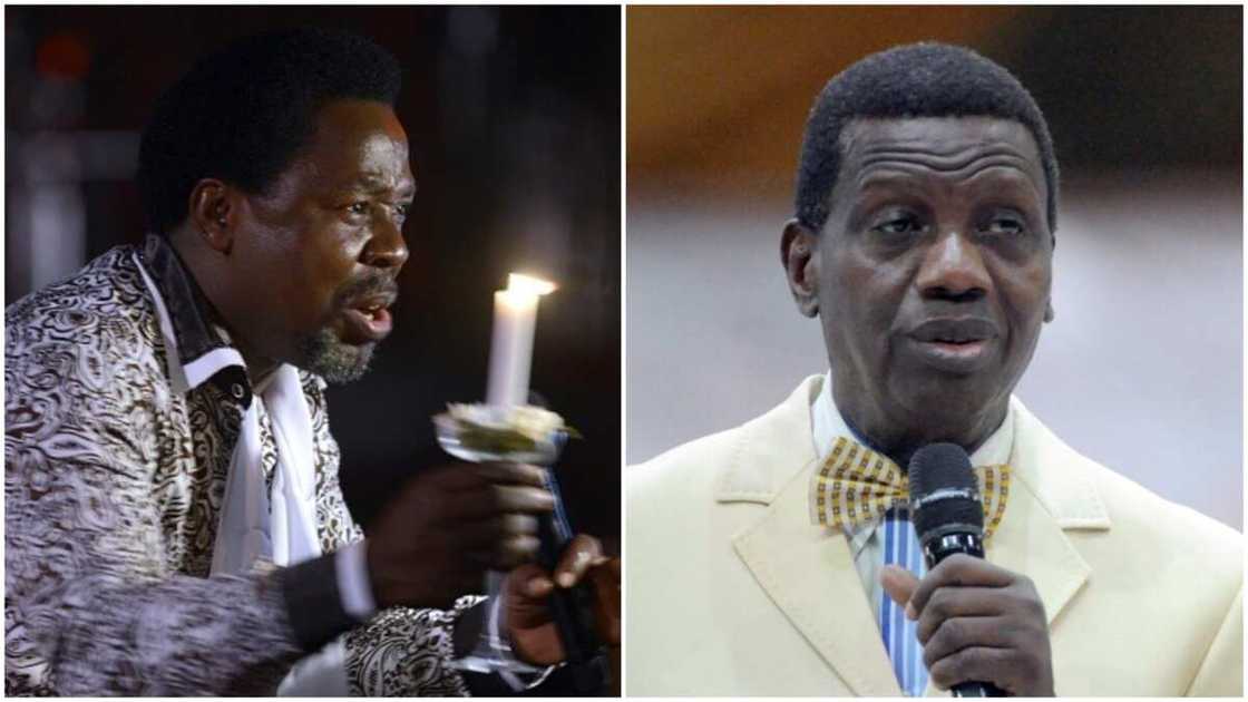 Prophet TB Joshua: Pastor Adeboye Sends Condolence Message to Wife