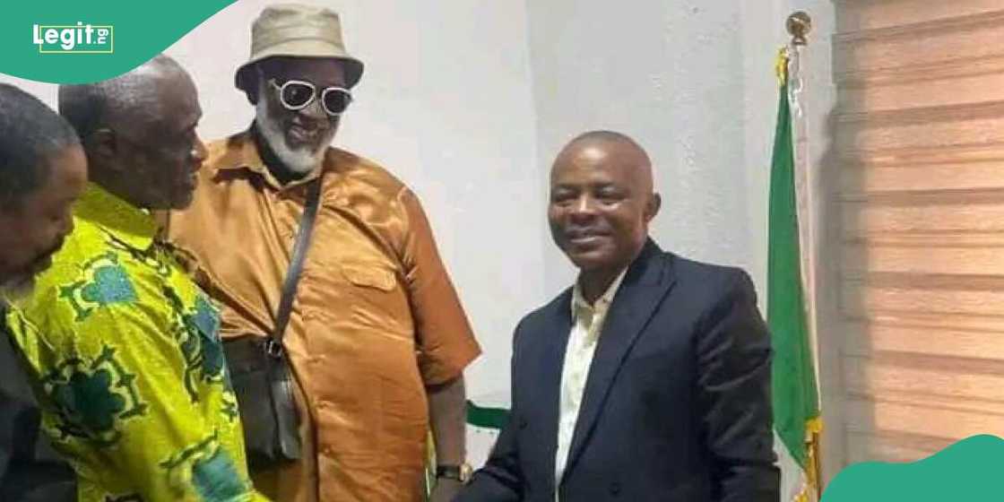 NLC President, Joe Ajaero and LP guber candidate in Imo, Achonu NLC President, Joe Ajaero and LP guber candidate in Imo, Achonu