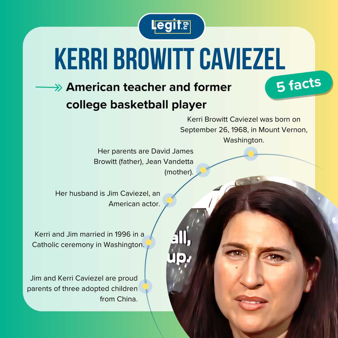 Five facts about Kerri Browitt Caviezel. Five facts about Kerri Browitt Caviezel.