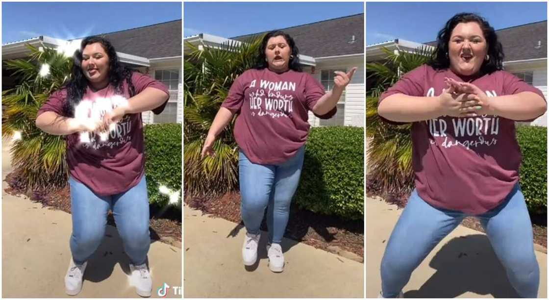 Plus size Oyinbo lady takes dance to another level as she dances to T-Pain Plus size Oyinbo lady takes dance to another level as she dances to T-Pain
