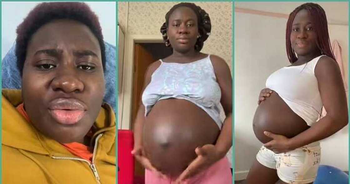 Pregnant woman cries out over size of nose Pregnant woman cries out over size of nose