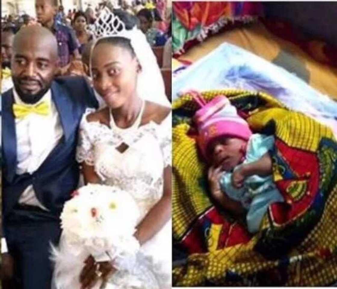 Amarya ta haihu a daidai lokacin da ake daura mata aure Amarya ta haihu a daidai lokacin da ake daura mata aure