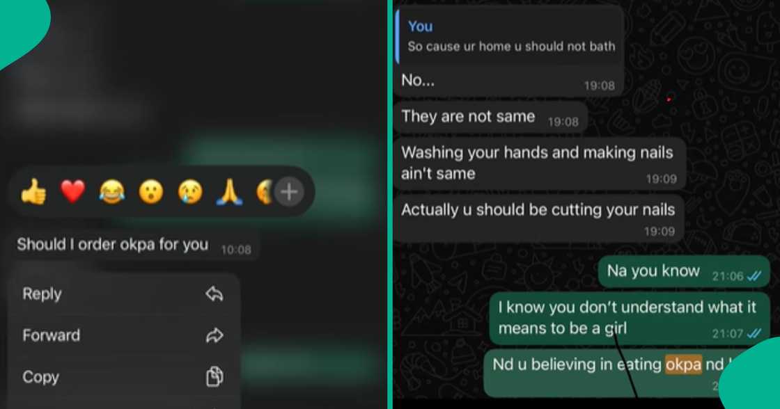Lady shares chat with Enugu talking stage Lady shares chat with Enugu talking stage