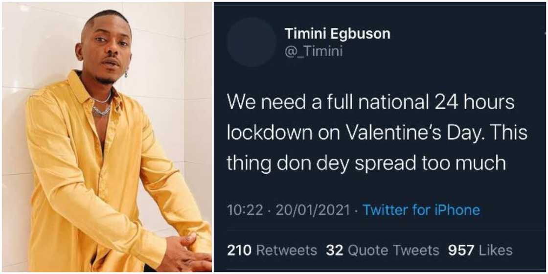 Actor Timini Egbuson says Actor Timini Egbuson says