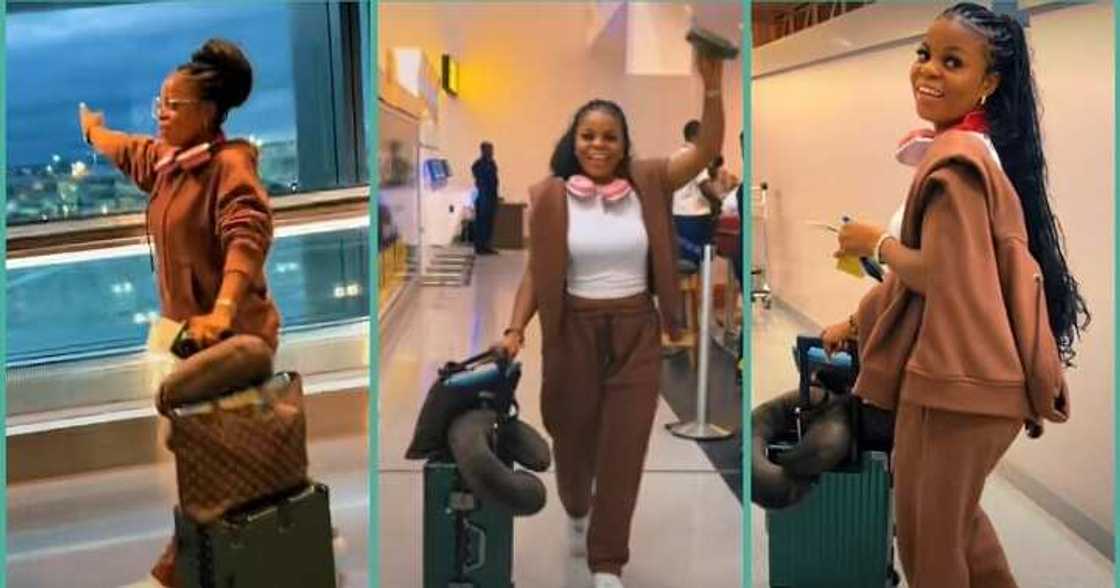 Nigerian lady finally reunites with her lover in America Nigerian lady finally reunites with her lover in America