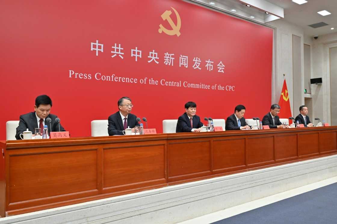 Beijing sought to allay concerns at a Friday press conference featuring a lineup of officials