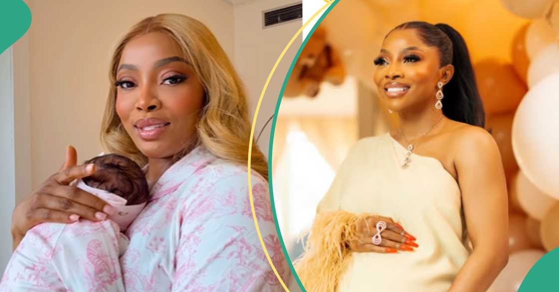 Toke Makinwa shares her struggles with breastfeeding as a new mother. Toke Makinwa shares her struggles with breastfeeding as a new mother.