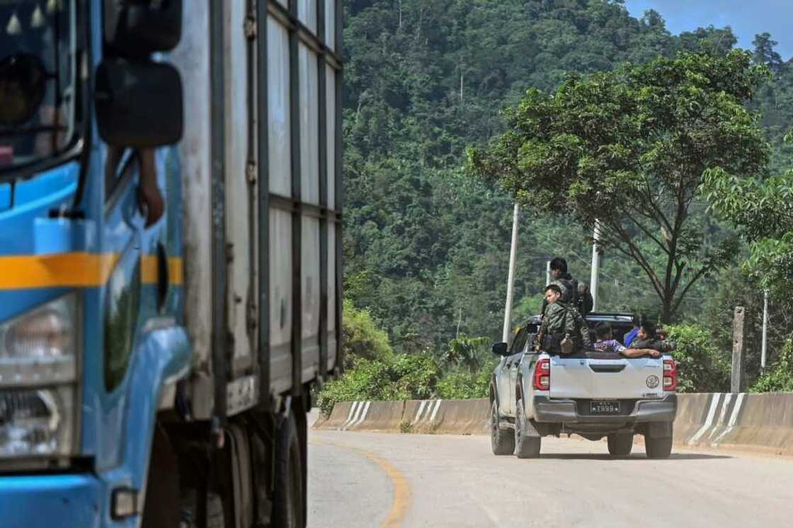 Myanmar's "AH1" highway runs through Karen state, home to a decades-old conflict between ethnic rebels and the military Myanmar's "AH1" highway runs through Karen state, home to a decades-old conflict between ethnic rebels and the military