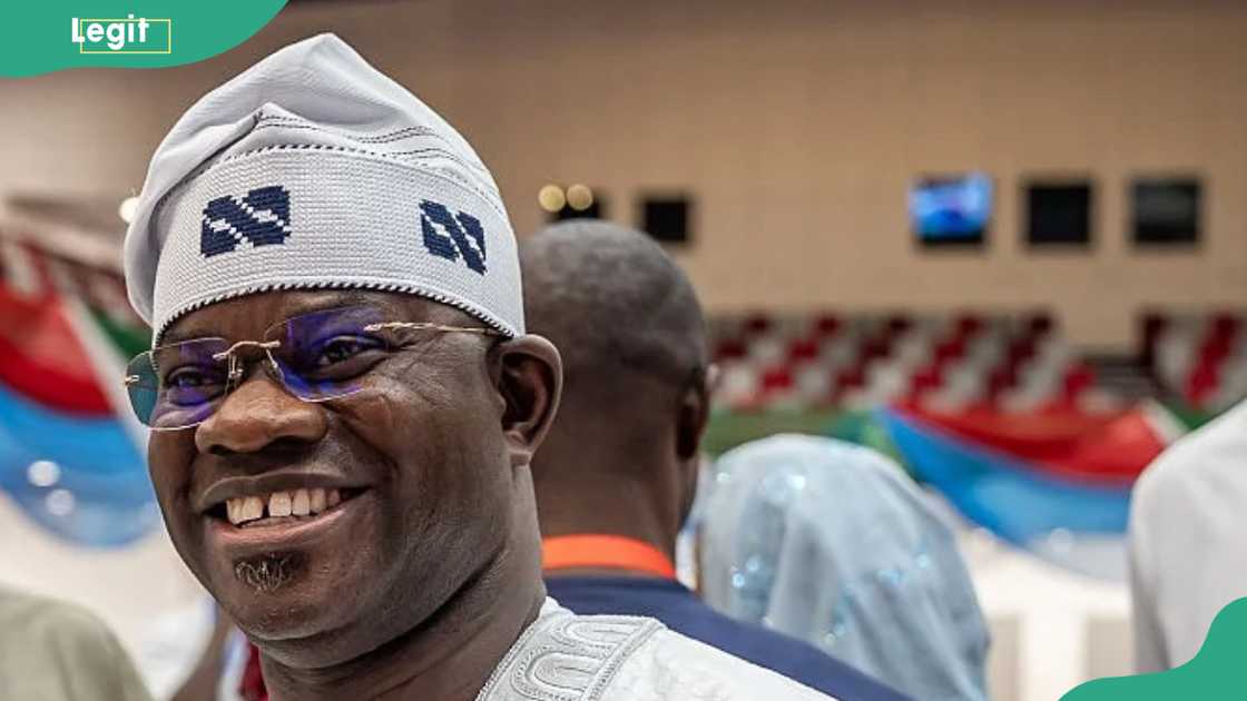 Yahaya Bello, former Governor of Kogi State, at the Bola Ahmed Tinubu International Conference Centre Yahaya Bello, former Governor of Kogi State, at the Bola Ahmed Tinubu International Conference Centre