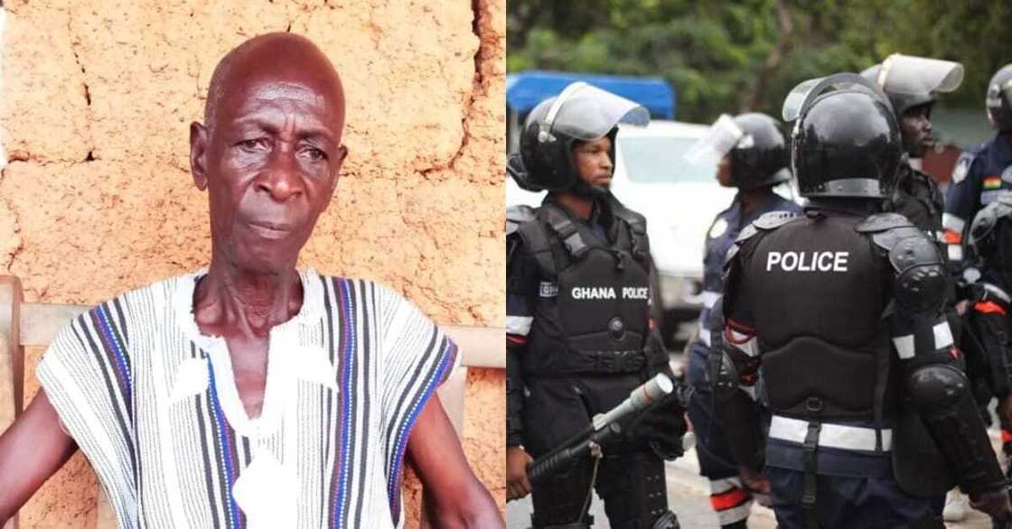 They stood me in the sun for 5 hours - 90-year-old man recounts encounter with Ghana police They stood me in the sun for 5 hours - 90-year-old man recounts encounter with Ghana police