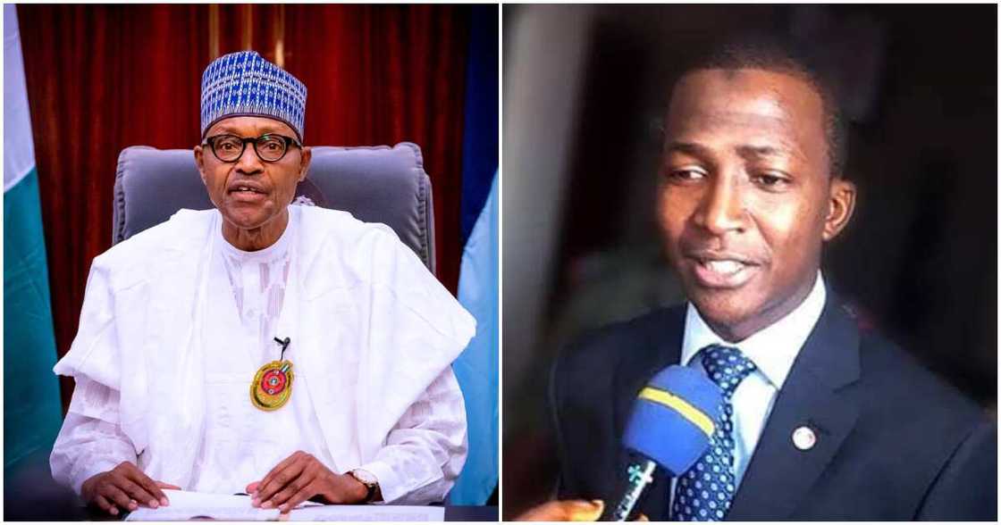 Breaking: Buhari asks Senate to confirm 40-year-old Bawa as EFCC boss