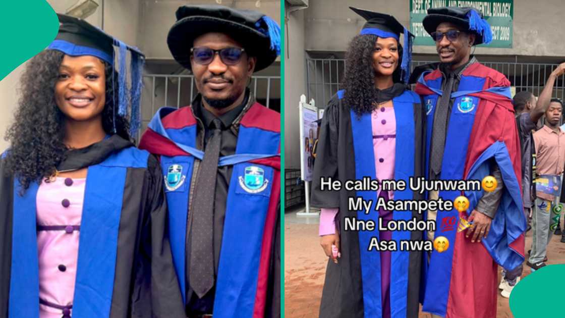 Grateful lady praises her lecturer, lists many things he did for her, people react