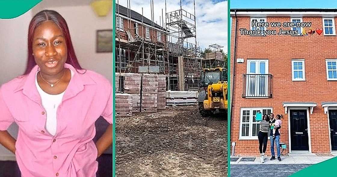 Nigerian lady and husband build house in UK Nigerian lady and husband build house in UK