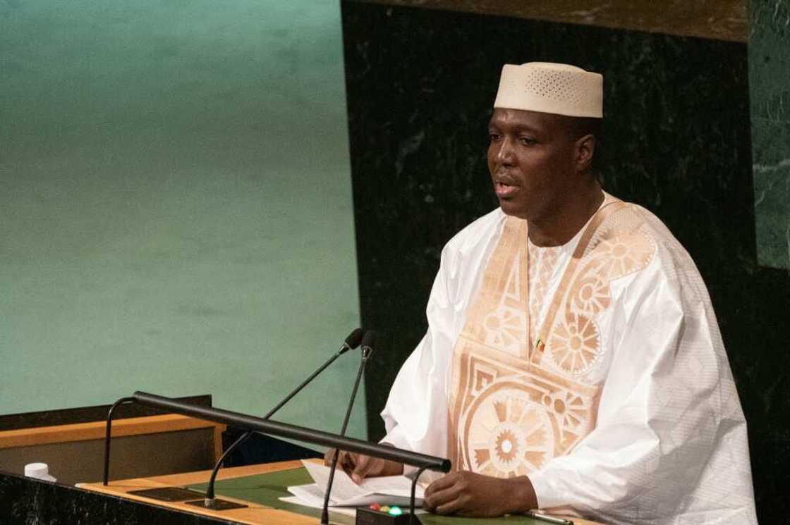 Mali's acting prime minister, Colonel Abdoulaye Maiga, addresses the 77th session of the United Nations General Assembly Mali's acting prime minister, Colonel Abdoulaye Maiga, addresses the 77th session of the United Nations General Assembly
