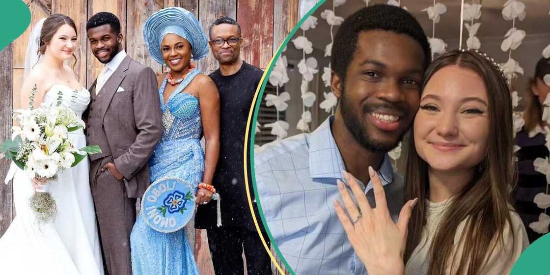 Omoni Oboli's son Tobe weds. Omoni Oboli's son Tobe weds.