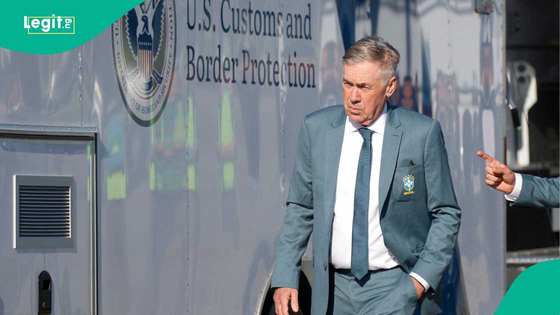 Carlo Ancelotti, Brazil, Newark, USA, 2026 FIFA World Cup. Carlo Ancelotti, Brazil, Newark, USA, 2026 FIFA World Cup.