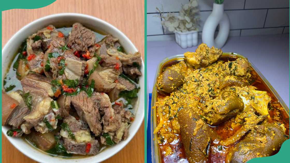 Pepper soup and egusi