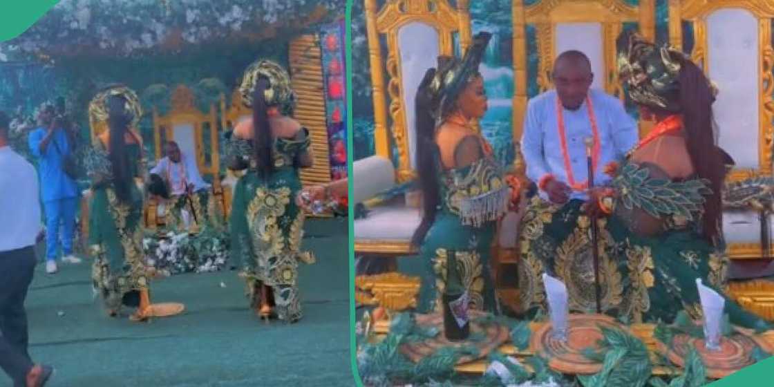 Mixed reactions as man weds two ladies on the same day in Delta