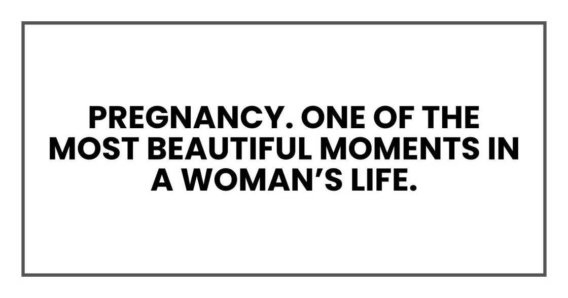 Pregnancy. One of the most beautiful moments in a woman’s life.