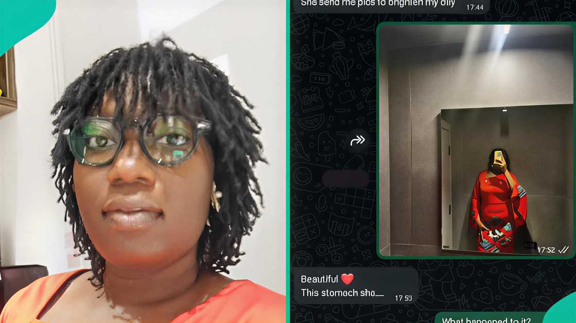 A lady gets an unexpected response after sending her picture to a man
