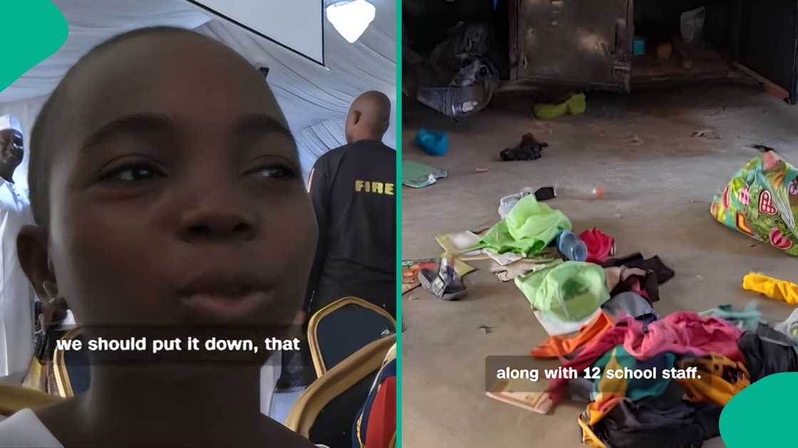 Girl who was released along with other 99 schoolchildren shares what gunmen gave them to lie on