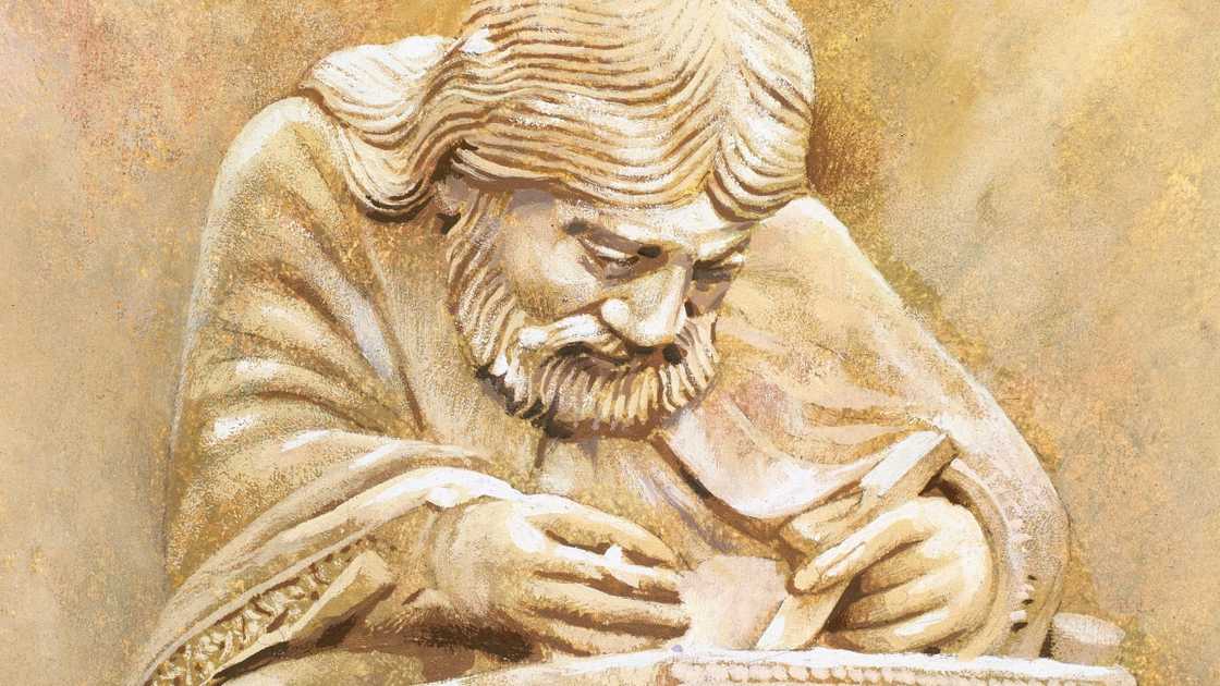 An artistic depiction of Pythagoras. An artistic depiction of Pythagoras.