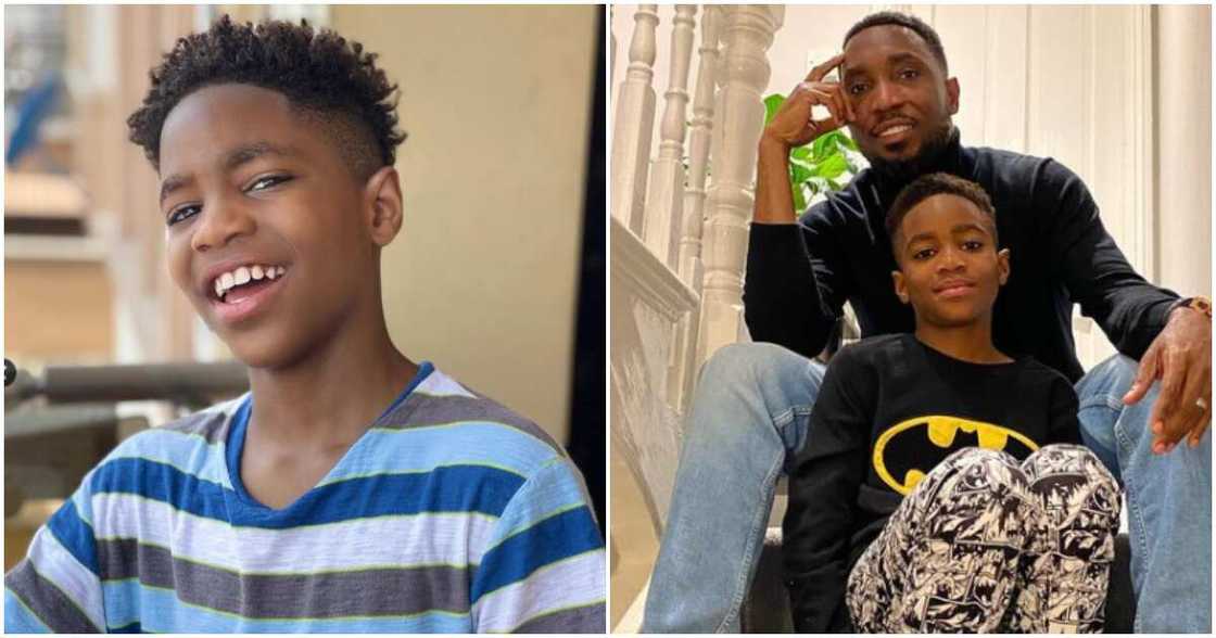 Timi Dakolo and his son Alex Timi Dakolo and his son Alex