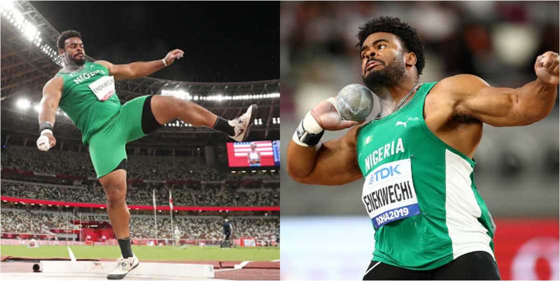 Nigerian athlete who qualified for field event finals spotted washing the only one jersey given to him Nigerian athlete who qualified for field event finals spotted washing the only one jersey given to him