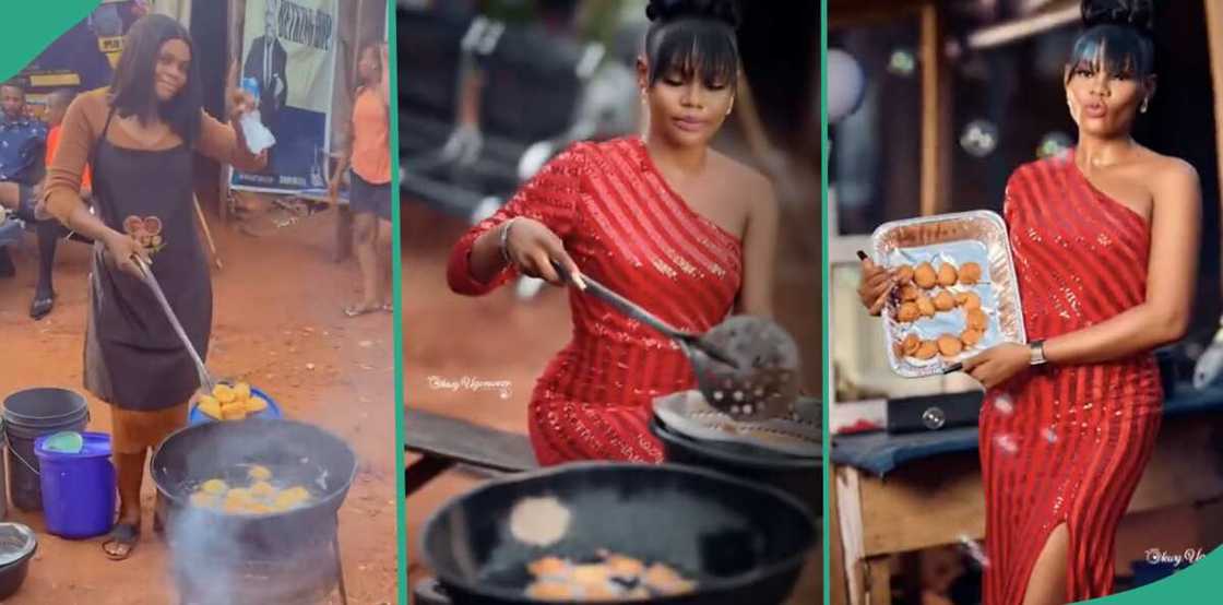 Amy, a Nigerian lady who sells Akara. Amy, a Nigerian lady who sells Akara.