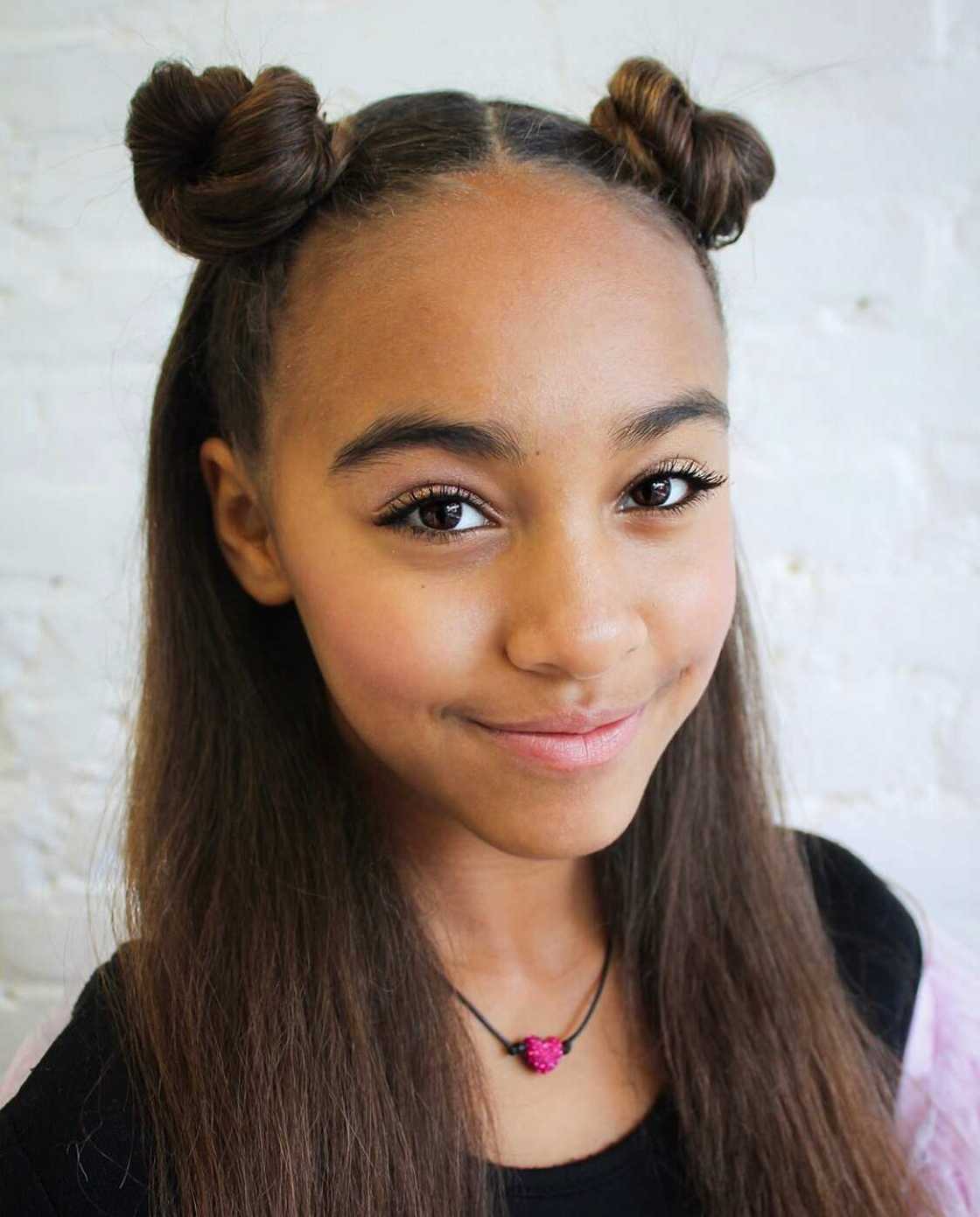 Space buns hairstyle Space buns hairstyle