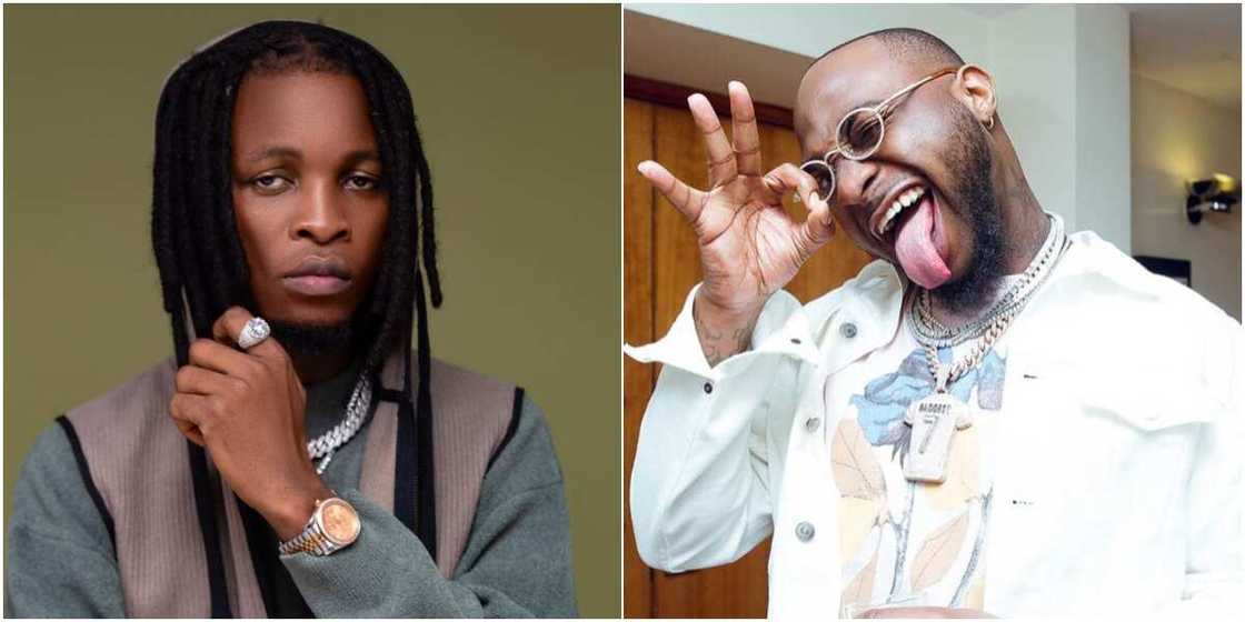 Laycon and Davido Laycon and Davido